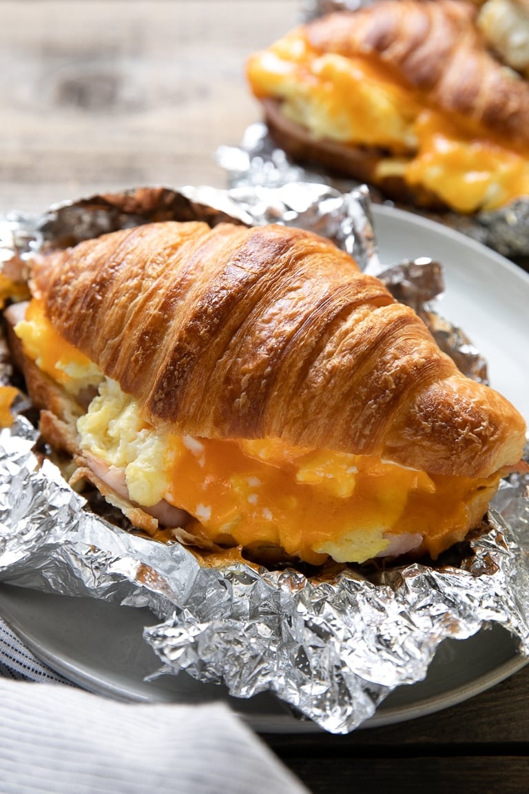 Freezer-Friendly Croissant Breakfast Sandwich Recipe